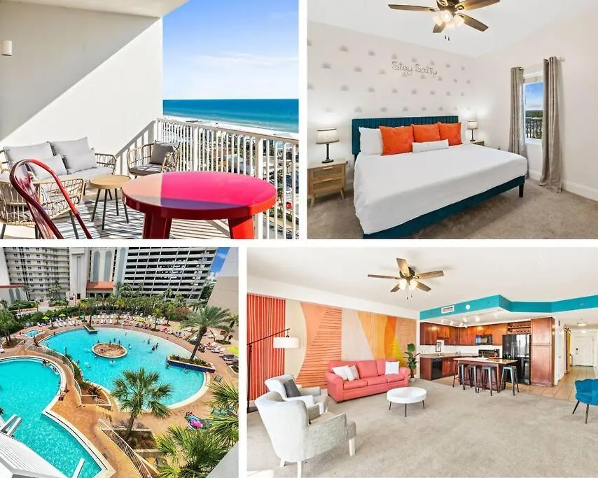Beachfront,5Pools,2Hottubs,Pickleball,Gym,Jetskis Panama City Beach